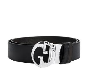 Buy Gucci Cow Leather Belts Men's Black Width: 4cm at Sasom – Authentic and Ready to Ship